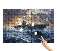 Puzzle 1000 Piezas Bote, Rompecabezas Adultos, Juegos Educativos Familiares, Desafía el Puzzle Frío Creativo, Conjunto Colorido e Interesante con Caja para Regalo Mujer Decoracion Habitacion V-3