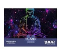 Puzzle 1000 Piezas BudaStatue, Desafío, Juguete Entretenimento Multicolor Nirvana Regalo, Diversión Juguete Colorido para Niños De 8 A 12 Años 70x50cm/1000pcs