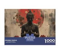 Puzzle 1000 Piezas BudaStatue, Desafío, Juguete Entretenimento Multicolor Nirvana Regalo, Diversión para Adultos Y Niños 38x26cm/1000pcs