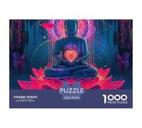 Puzzle 1000 Piezas BudaStatue Juego Educativo Entretenimento Multicolor Nirvana Regalo, Diversión Clásicos para Adultos Y Niños A Partir De 12 Años Puzzle 70x50cm/1000pcs