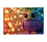 Puzzle 1000 Piezas Búho, Puzzle Madera Abstracto, Clásico Rompecabezas Desafiante para Toda la Familia, Juguetes Rompecabezas Letras en la Parte Posterior, Regalos Originales para Hombre Decor -1807