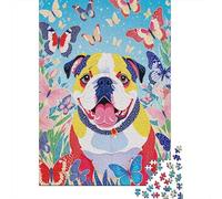 Puzzle 1000 Piezas Bulldog Colorido Rompecabezas De Madera con Impresión HD para Adultos Y Niños - Juego Educativo 1000pcs (75x50cm)