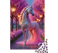 Puzzle 1000 Piezas Camino de Unicornio mágico Rompecabezas 52x38cm/1000pcs Regalos para Adultos Y Niños DIY Descompresión