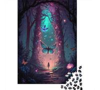 Puzzle 1000 Piezas Camino mágico del Bosque Rompecabezas 70x50cm/1000pcs Regalos para Adultos Y Niños Cartón 100% Reciclado Descompresión