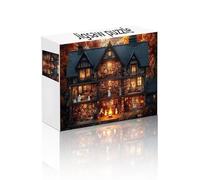 Puzzle 1000 Piezas Casa, Obra de Arte de Juegos de Puzzle Todos los Santos, Juegos Divertidos Dificultad Rompecabezas Adultos, Entretenimento Decoración del Hogar Regalos Creativos Juguetes 4 Años A-7