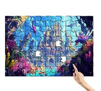 Puzzle 1000 Piezas Castillo, Rompecabezas Adultos, Juegos Educativos Familiares, Desafía Puzzle Paisaje Creativo, Conjunto Colorido e Interesante con Caja para Regalo Mujer Decoracion Habitacion W-2