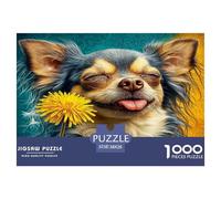 Puzzle 1000 Piezas - Chihuahua, Perro de Mascota Lindo, para Adultos, Rompecabezas Desafiante, para Niños +14 Años, 38x26cm/1000pcs