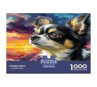 Puzzle 1000 Piezas - Chihuahua, Perro de Mascota Lindo, Rompecabezas Desafiante, para Niños +6 Años, Juego Familiar, 70x50cm/1000pcs