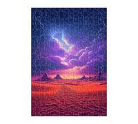 Puzzle 1000 Piezas Cielo Desierto Juego Educativo, Imposible Difícil Desafiante para Toda La Familia, Puzzle Adultos 1000 Piezas 75x50 cm