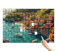 Puzzle 1000 Piezas Ciudad, Rompecabezas Adultos, Juegos Educativos Familiares, Desafía el Puzzle Bote Creativo, Conjunto Colorido e Interesante con Caja para Regalo Mujer Decoracion Habitacion G-6