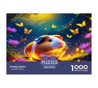Puzzle 1000 Piezas Cobaya en Papel Reciclado - Mariposas, Vivo, mágico y soñador, desafiante, para Hombres y Mujeres, Regalo, 70x50cm