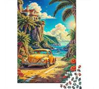 Puzzle 1000 Piezas Coche Escarabajo Vintage Rompecabezas 38x26cm/1000pcs Regalos para Adultos Y Niños Cartón 100% Reciclado Descompresión