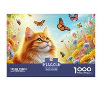 Puzzle 1000 Piezas Colibrí en la Flor, Diseño Pequeño, Juego Antiestrés, Regalo para Amantes de Aves 38x26cm