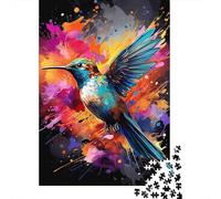 Puzzle 1000 Piezas Colibri Splash Art Rompecabezas 70x50cm/1000pcs Regalos para Adultos Y Niños DIY Creative Intelectual Desafío