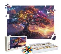 Puzzle 1000 Piezas | Color Árbol la Vida Puzzle 1000 Piezas Adultos | Encajan Perfectamente | sin Polvo | Rompecabezas Madera para Toda la Familia | Rompecabezas XL Expertos | Regalo Mujer W3H-560