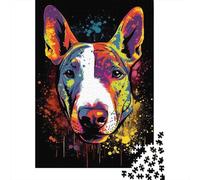 Puzzle 1000 Piezas Colorato Ritratto di Cane Rompecabezas 70x50cm/1000pcs Regalos para Adultos Y Niños DIY Descompresión