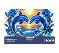 Puzzle 1000 Piezas Conejo Blanco con Huevos Entre Flores, Jardín, Difícil