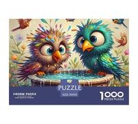 Puzzle 1000 Piezas Conejos Abrazados Corazones Amor Adultos, Regalo, Papel Reciclado, Juego Educativo, Antiestrés 70x50cm