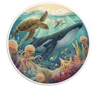 Puzzle 1000 Piezas Corales Y Reliquias Submarinas Diseño Misterioso con Naufragios, Monedas Antiguas Y Ecosistemas Marinos. Piezas Precisas Y Acabado Profesional Fans De Historia Y NATU