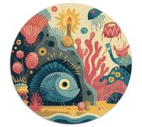 Puzzle 1000 Piezas Corales Y Reliquias Submarinas Diseño Misterioso con Naufragios, Monedas Antiguas Y Ecosistemas Marinos. Piezas Precisas Y Acabado Profesional Fans De Historia Y NATU