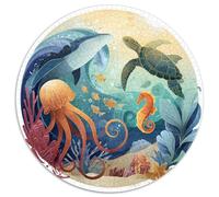 Puzzle 1000 Piezas Corales Y Reliquias Submarinas Diseño Misterioso con Naufragios, Monedas Antiguas Y Ecosistemas Marinos. Piezas Precisas Y Acabado Profesional Fans De Historia Y NATU