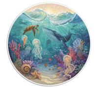 Puzzle 1000 Piezas Corales Y Reliquias Submarinas Diseño Misterioso con Naufragios, Monedas Antiguas Y Ecosistemas Marinos. Piezas Precisas Y Acabado Profesional Fans De Historia Y NATU