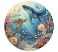Puzzle 1000 Piezas Corales Y Reliquias Submarinas Diseño Misterioso con Naufragios, Monedas Antiguas Y Ecosistemas Marinos. Piezas Precisas Y Acabado Profesional Fans De Historia Y NATU