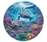 Puzzle 1000 Piezas Corales Y Reliquias Submarinas Diseño Misterioso con Naufragios, Monedas Antiguas Y Ecosistemas Marinos. Piezas Precisas Y Acabado Profesional Fans De Historia Y NATU