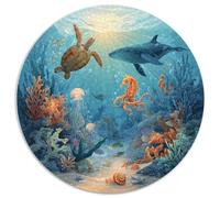 Puzzle 1000 Piezas Corales Y Reliquias Submarinas Diseño Misterioso con Naufragios, Monedas Antiguas Y Ecosistemas Marinos. Piezas Precisas Y Acabado Profesional Fans De Historia Y NATU
