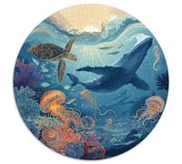 Puzzle 1000 Piezas Corales Y Reliquias Submarinas Diseño Misterioso con Naufragios, Monedas Antiguas Y Ecosistemas Marinos. Piezas Precisas Y Acabado Profesional Fans De Historia Y NATU