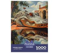 Puzzle 1000 Piezas Crocodile Juego Educativo Entretenimento Multicolor Marsh Animals Juego Familiar Regalo Clásicos para Adultos Y Niños A Partir De 12 Años 38x26cm/1000pcs