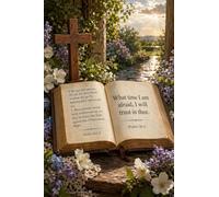 Puzzle 1000 Piezas Cuando Tengo Miedo Biblia en jardín Florido Madera