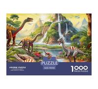 Puzzle 1000 Piezas DinosaurioPark Juego Educativo Entretenimento Multicolor Jurassic Regalo, Diversión Clásicos para Adultos Y Niños A Partir De 12 Años Puzzle 70x50cm/1000pcs