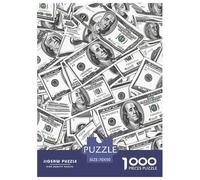 Puzzle 1000 Piezas Dollar, Desafío, Juguete Entretenimento Multicolor Paper Money Juego Familiar Regalo para Adultos Y Niños Mayores 70x50cm/1000pcs