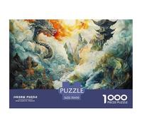 Puzzle 1000 Piezas Dragón, Desafío, Juguete Entretenimento Multicolor Chinese Mythology Juego Familiar Regalo para Adultos Y Niños Mayores 70x50cm/1000pcs