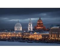 Puzzle 1000 Piezas Edificio del Templo De San Petersburgo 75 * 50Cm