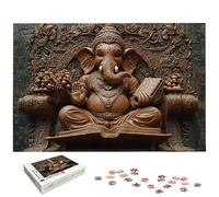 Puzzle 1000 Piezas Elefante para Adultos, Puzzle India de Madera con Caja Regalo para Adultos, Rompecabezas Desafiante para Toda la Familia, Rompecabezas para Regalo Mujer, Home Decoration, -5309
