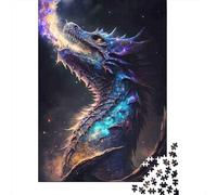 Puzzle 1000 Piezas Fantasía de dragón cósmico Rompecabezas 70x50cm/1000pcs Regalos para Adultos Y Niños DIY Creative Intelectual Desafío