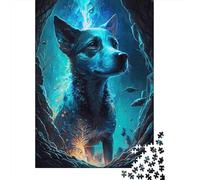 Puzzle 1000 Piezas Fantasía de Perro Submarino Rompecabezas 38x26cm/1000pcs Regalos para Adultos Y Niños DIY Juegos Únicos De Desafío