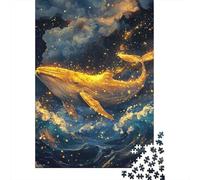 Puzzle 1000 Piezas Fantasia Della balena D'oro Rompecabezas 70x50cm/1000pcs Regalos para Adultos Y Niños Cartón 100% Reciclado Descompresión
