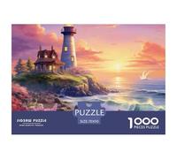 Puzzle 1000 Piezas Faros costerosJuego Educativo Entretenimento Multicolor Flowers Along The Coast Juego Familiar Regalo para Adultos Y Niños 70x50cm/1000pcs
