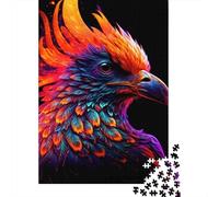Puzzle 1000 Piezas Fénix Fantástico para Adultos Papel Decoración Mural Ave de Fuego Rompecabezas 52x38cm/1000pcs