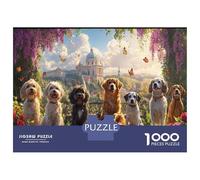 Puzzle 1000 Piezas Festín De Animales para Adultos - Puzzles 1000 Piezas con Gran Variedad De Formas, Un Auténtico Reto para La Mente 70x50cm/1000pcs