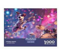 Puzzle 1000 Piezas Festín De Animales para Adultos - Puzzles 1000 Piezas con Gran Variedad De Formas, Un Auténtico Reto para La Mente 70x50cm/1000pcs