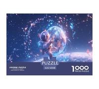 Puzzle 1000 Piezas Festín De Animales para Adultos - Puzzles 1000 Piezas con Gran Variedad De Formas, Un Auténtico Reto para La Mente 52x38cm/1000pcs