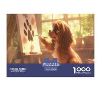 Puzzle 1000 Piezas Festín De Animales para Adultos - Puzzles 1000 Piezas con Gran Variedad De Formas, Un Auténtico Reto para La Mente 52x38cm/1000pcs