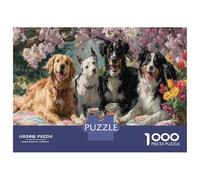 Puzzle 1000 Piezas Festín De Animales para Adultos - Puzzles 1000 Piezas con Gran Variedad De Formas, Un Auténtico Reto para La Mente 38x26cm/1000pcs