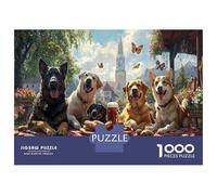 Puzzle 1000 Piezas Festín De Animales para Adultos - Puzzles 1000 Piezas con Gran Variedad De Formas, Un Auténtico Reto para La Mente 70x50cm/1000pcs