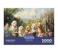 Puzzle 1000 Piezas Festín De Animales para Adultos - Puzzles 1000 Piezas con Gran Variedad De Formas, Un Auténtico Reto para La Mente 70x50cm/1000pcs