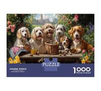 Puzzle 1000 Piezas Festín De Animales para Adultos - Puzzles 1000 Piezas con Gran Variedad De Formas, Un Auténtico Reto para La Mente 38x26cm/1000pcs